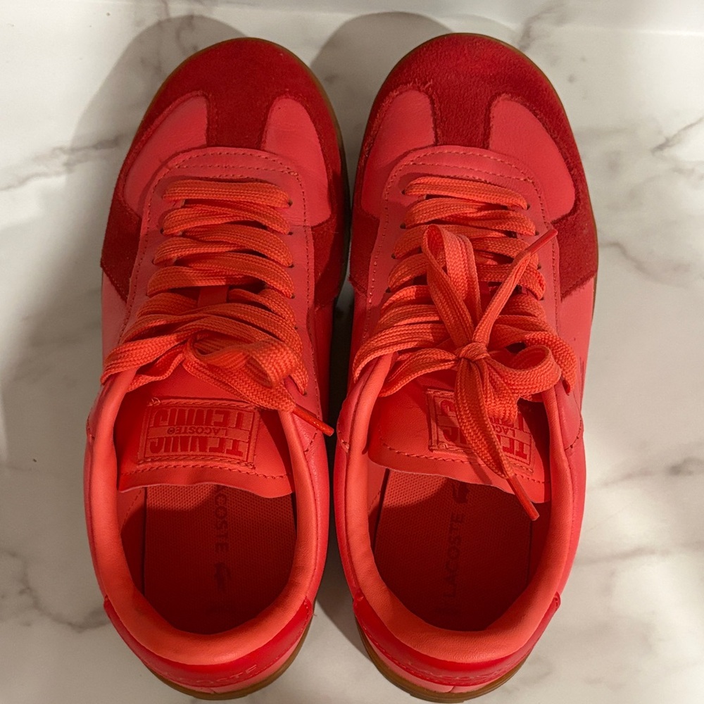 Lacoste Vibrant Red Sneakers